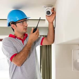 Security camera installation